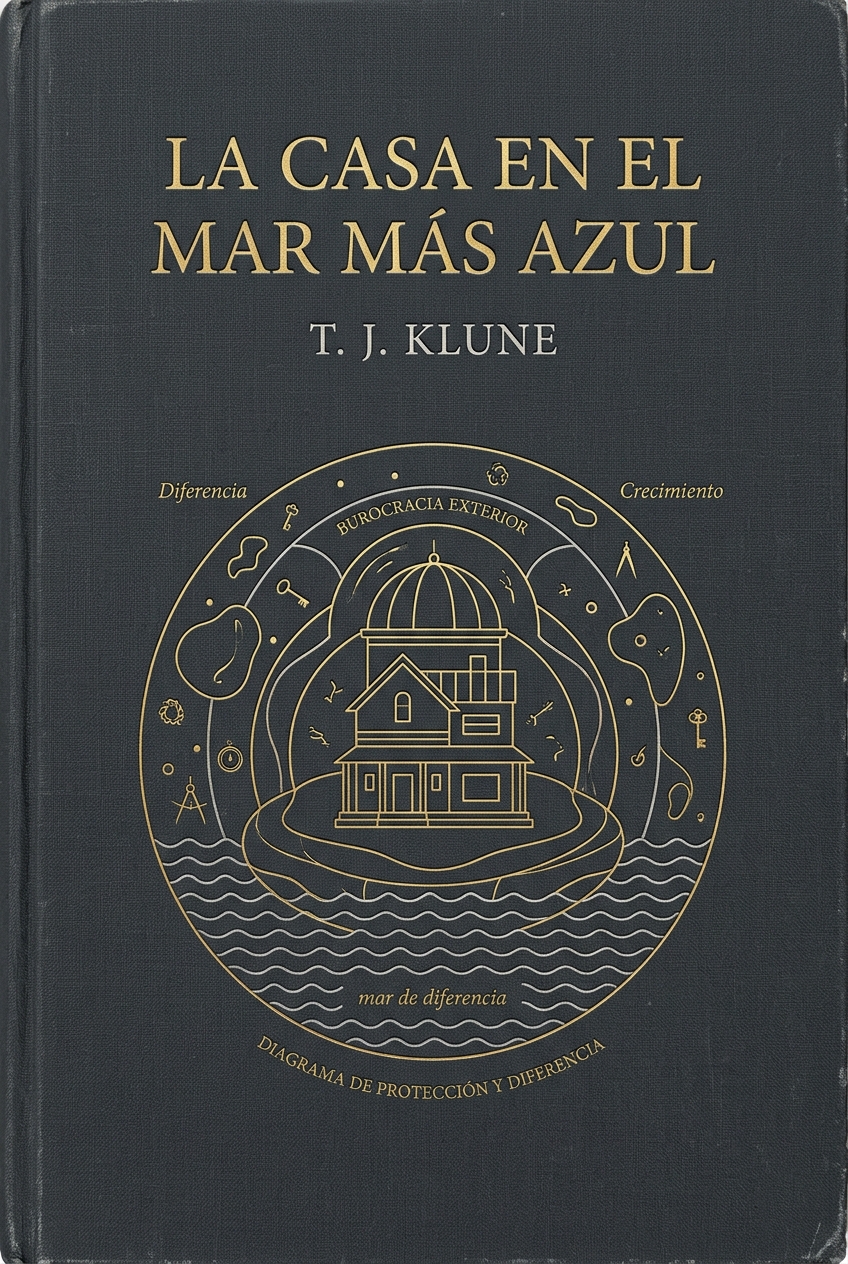 Portada de La casa en el mar más azul